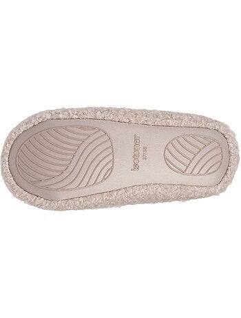 Zapatillas botines sherpa, suela antideslizante mujer isotoner