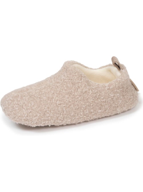 Zapatillas botines sherpa, suela antideslizante mujer isotoner - Kiabi