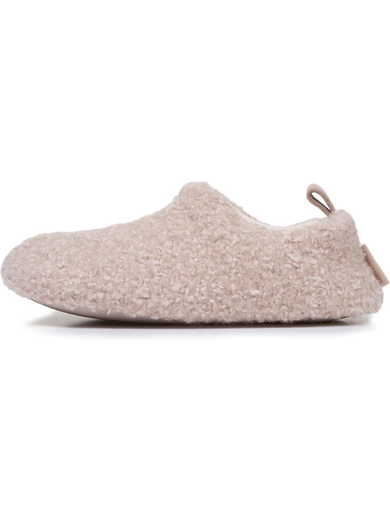 Zapatillas botines sherpa, suela antideslizante mujer isotoner Beige - Kiabi