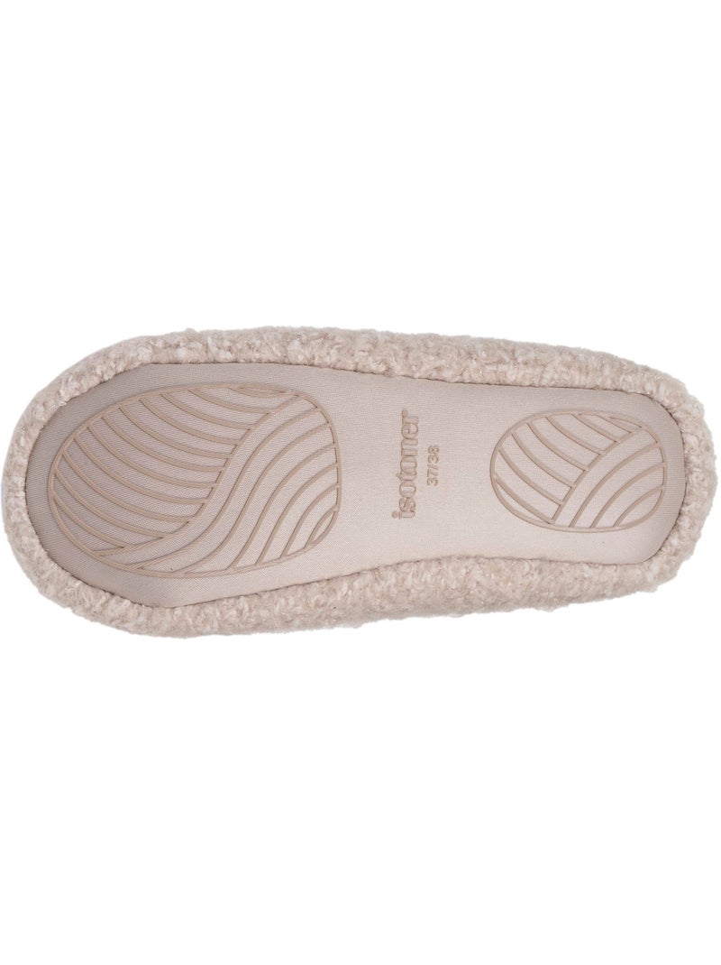 Zapatillas botines sherpa, suela antideslizante mujer isotoner Beige - Kiabi