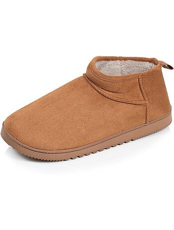 Zapatillas botines suede - suela con tacos hombre isotoner