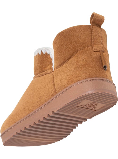 Zapatillas botines suede - suela con tacos mujer isotoner - Kiabi