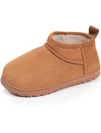Zapatillas botines suede - suela con tacos niño isotoner