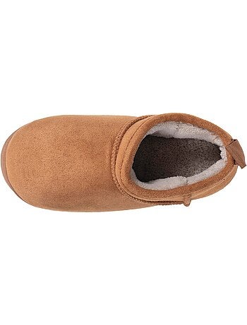 Zapatillas botines suede - suela con tacos niño isotoner