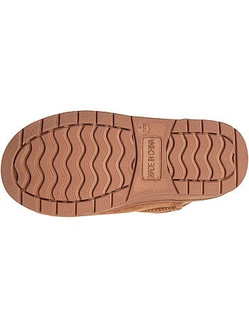 Zapatillas botines suede - suela con tacos niño isotoner