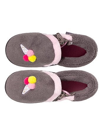 Zapatillas botines suela antideslizante bebé niña Isotoner