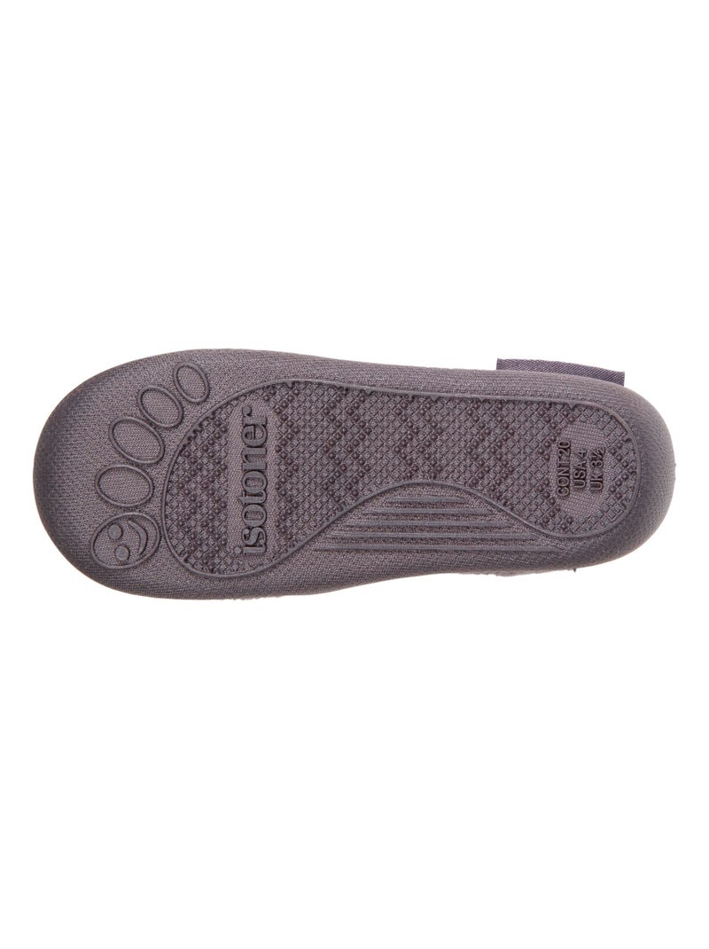 Zapatillas botines suela antideslizante bebé niña Isotoner Gris gris - Kiabi
