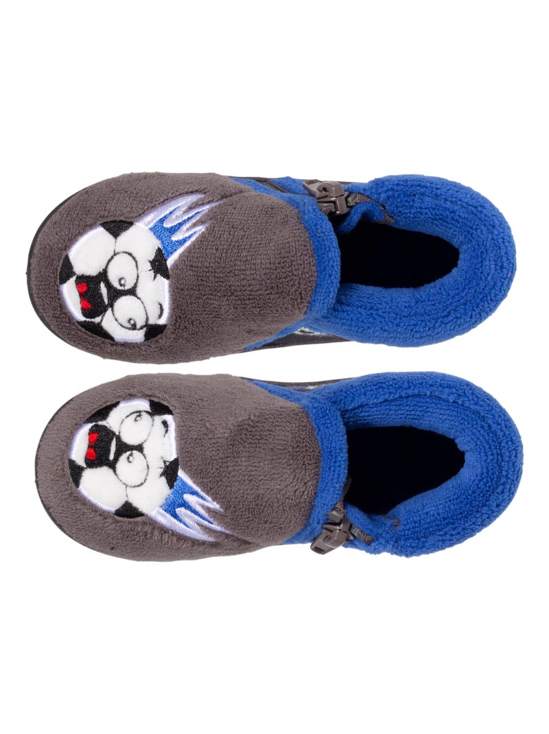 Zapatillas botines suela antideslizante bebé niño Isotoner Gris gris - Kiabi