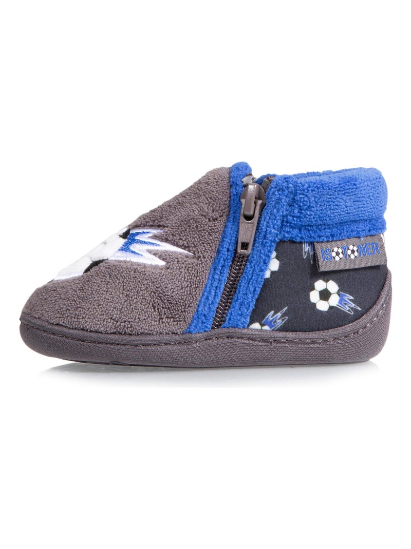 Zapatillas botines suela antideslizante bebé niño Isotoner Gris gris - Kiabi