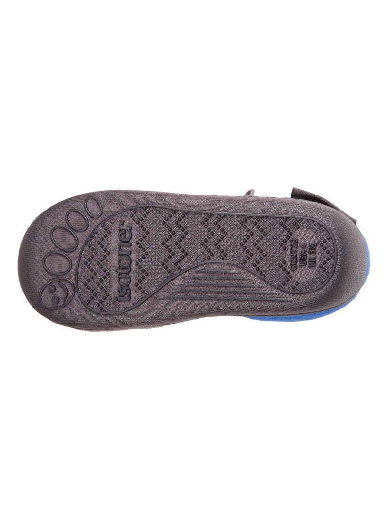 Zapatillas botines suela antideslizante bebé niño Isotoner Gris gris - Kiabi