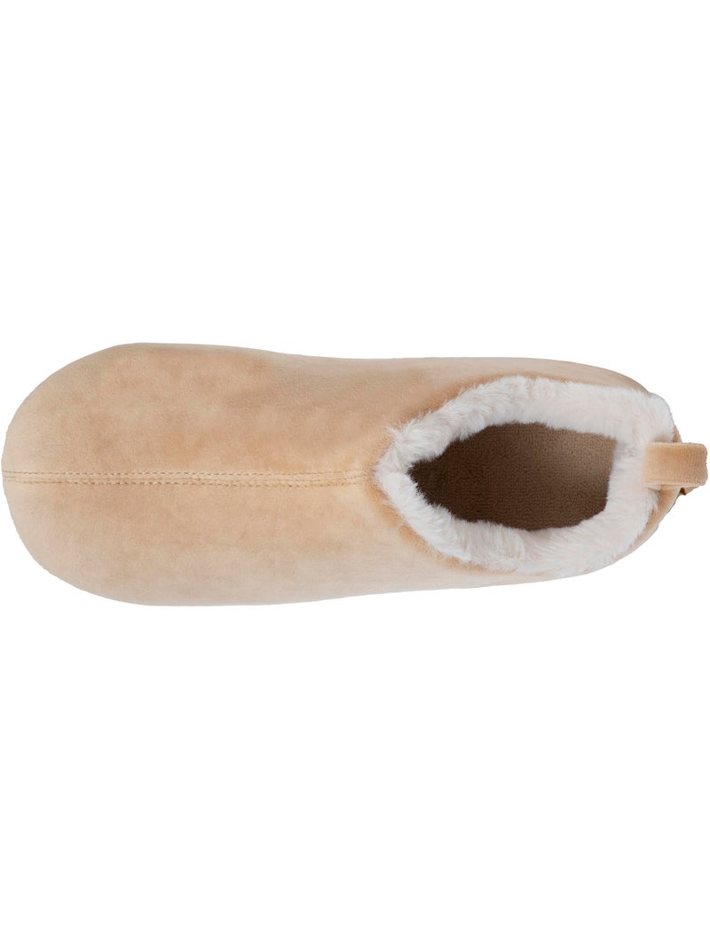 Zapatillas botines suela antideslizante mujer isotoner Beige - Kiabi