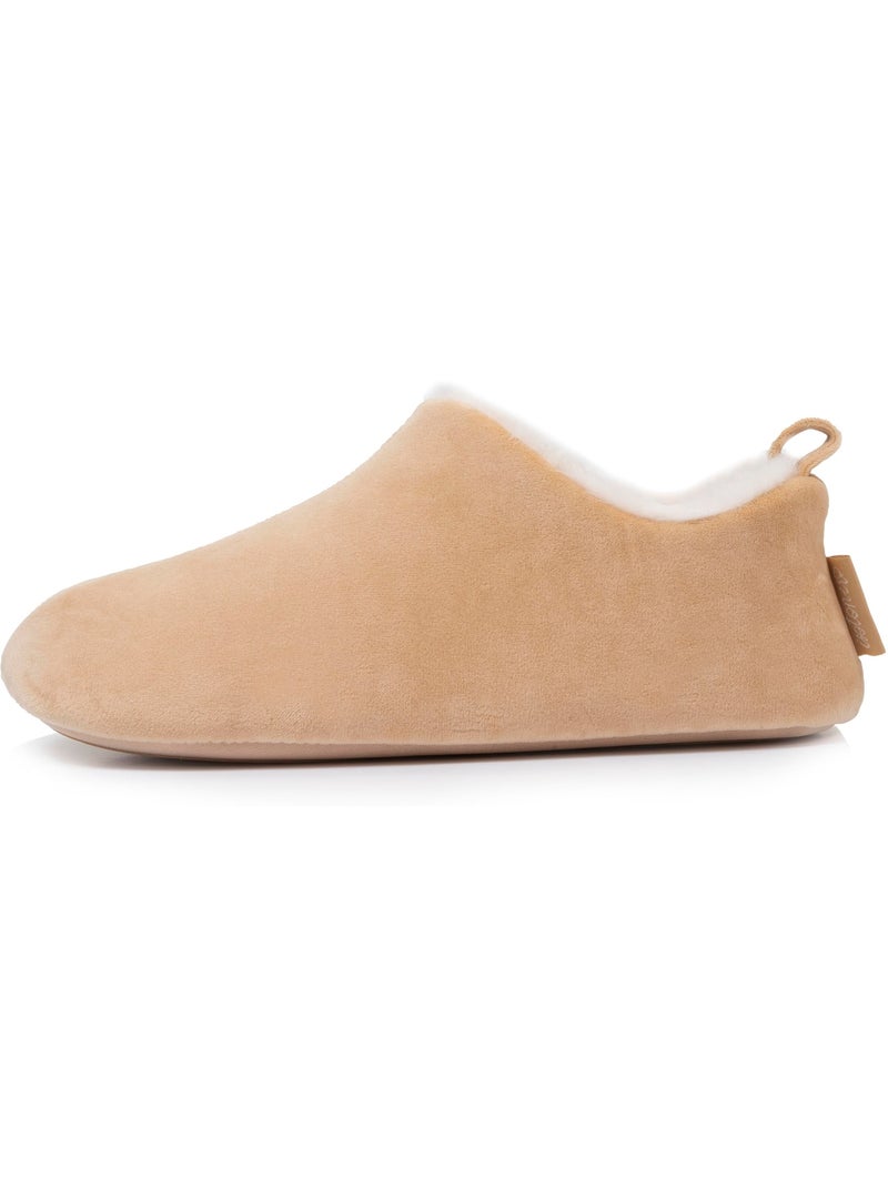 Zapatillas botines suela antideslizante mujer isotoner Beige - Kiabi