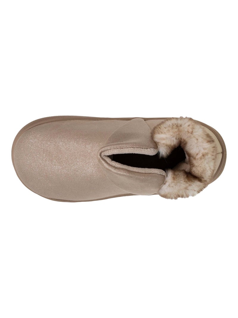 Zapatillas botines suela bloup extra comfort mujer Isotoner Beige - Kiabi