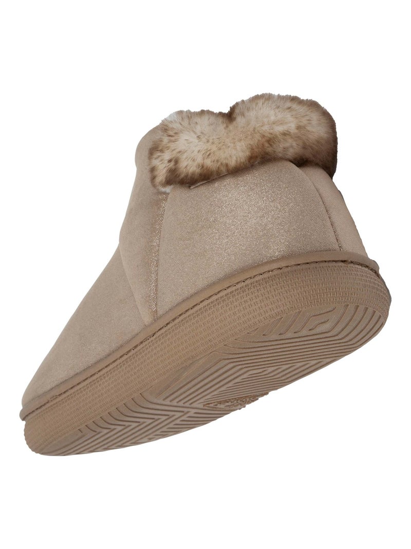 Zapatillas botines suela bloup extra comfort mujer Isotoner Beige - Kiabi
