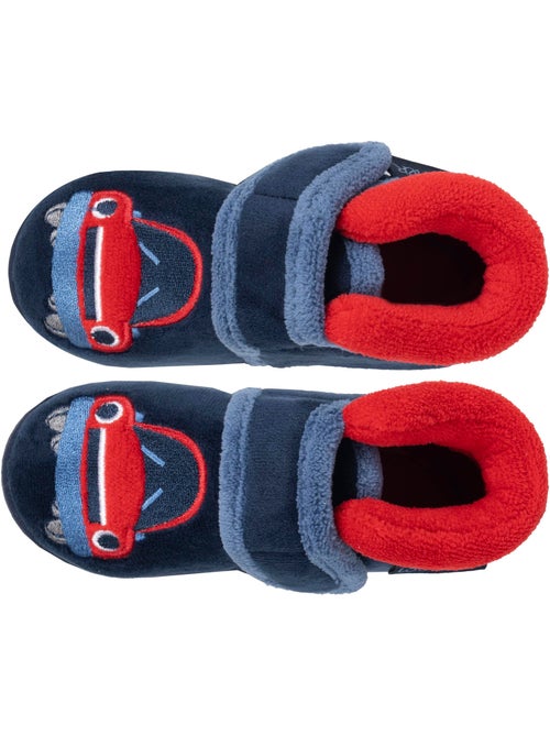 Zapatillas botines terciopelo con sujeción reforzada, bebé niño Isotoner - Kiabi