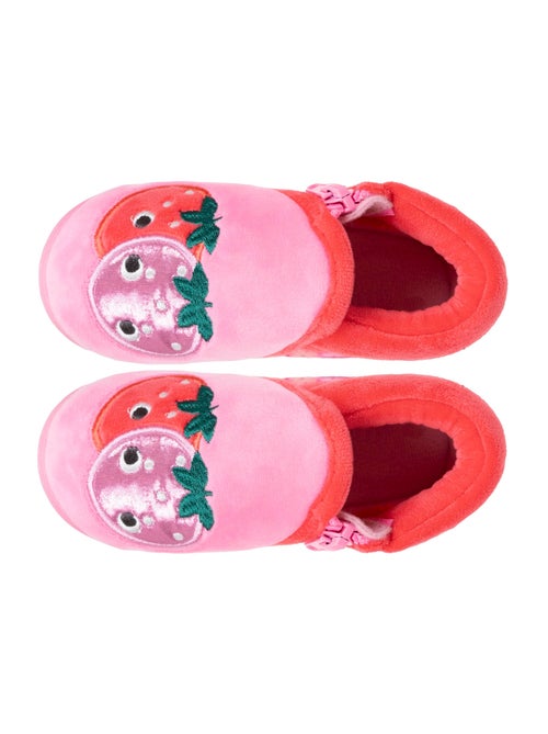 Zapatillas botines terciopelo, soporte reforzado, cierre bebé niña Isotoner - Kiabi