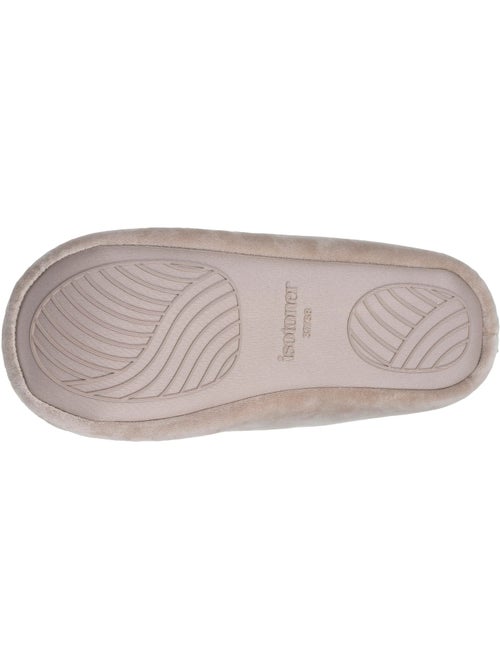 Zapatillas botines terciopelo, suela de goma antideslizante mujer Isotoner - Kiabi