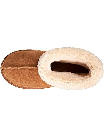 Zapatillas botines ultracómoda y muy cálida, con forro de mujer isotoner