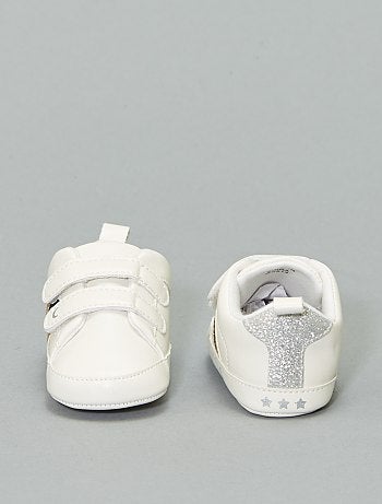 Zapatillas brillantes velcro - Kiabi