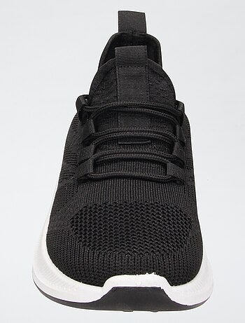 Zapatillas calcetín con cordones elásticos