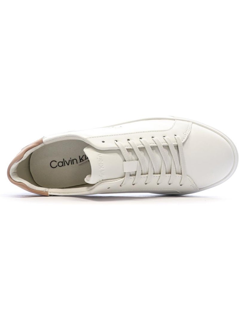 Zapatillas Calvin Klein Jeans para Mujer Blanco Beige - Kiabi