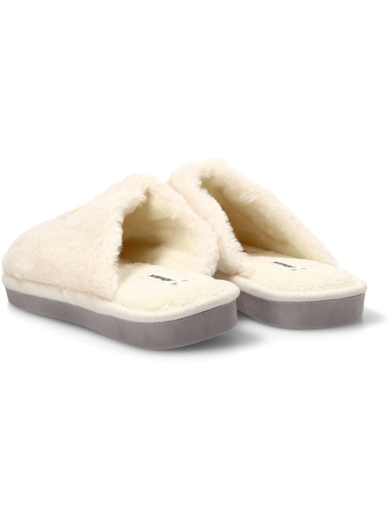 Zapatillas Casa Casa Punta Cerrada Mujer Suela Plana - Jomix Blanco - Kiabi