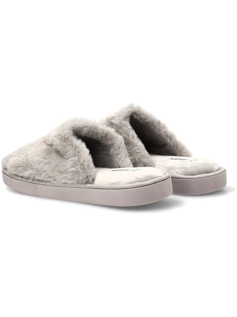 Zapatillas Casa Casa Punta Cerrada Mujer Suela Plana - Jomix Gris - Kiabi