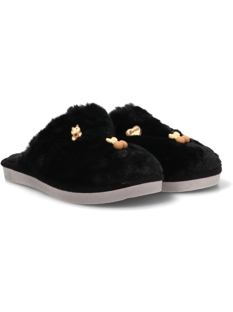 Zapatillas Casa Casa Punta Cerrada Mujer Suela Plana - Jomix Negro - Kiabi