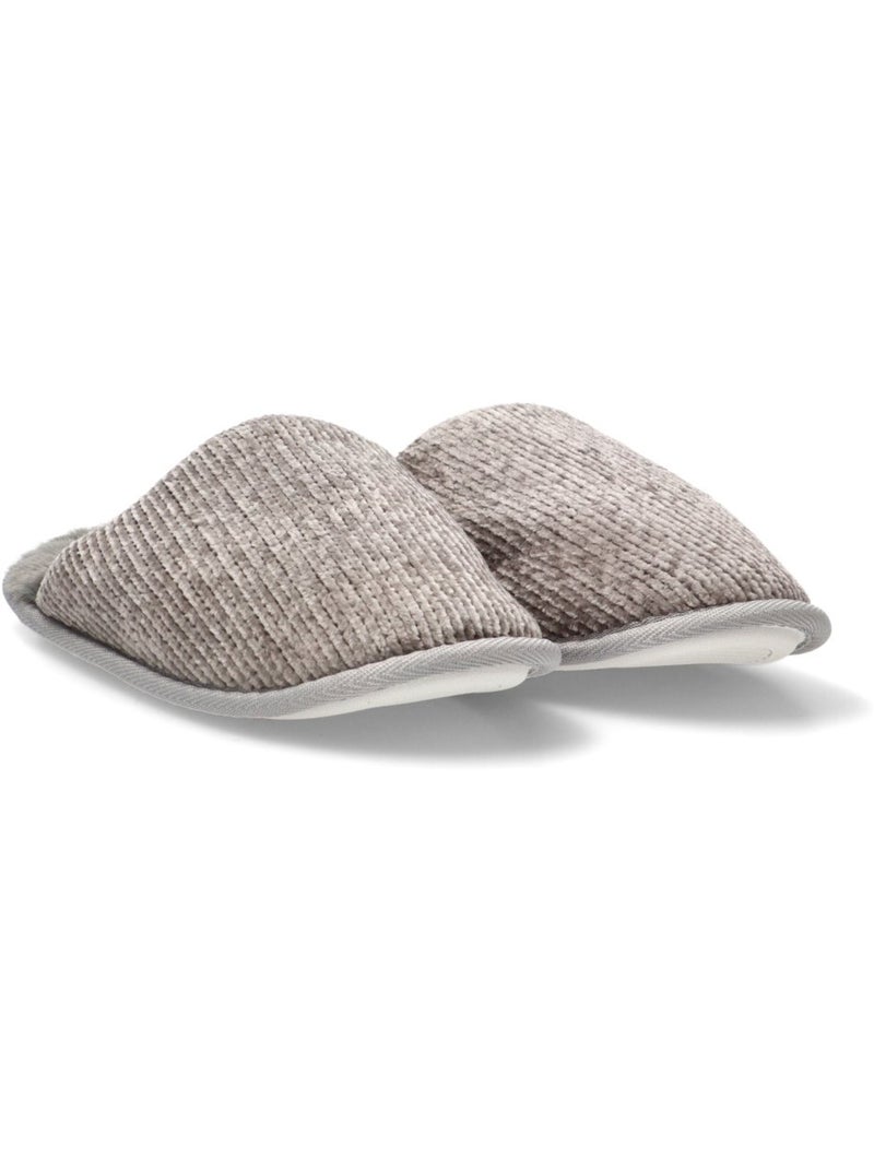 Zapatillas Casa Casa Punta Cerrada Mujer Suela Plana - Traviata Gris - Kiabi