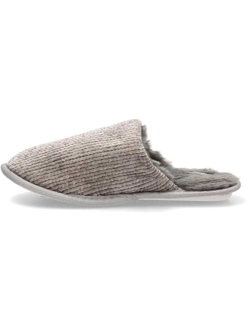 Zapatillas Casa Casa Punta Cerrada Mujer Suela Plana - Traviata Gris - Kiabi