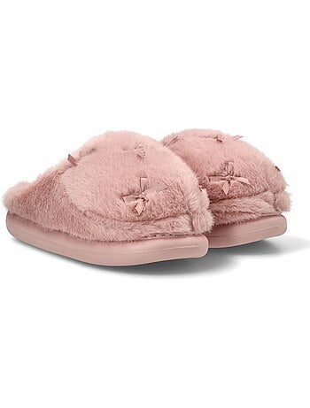 Zapatillas casa casa punta cerrada mujer suela plana - traviata