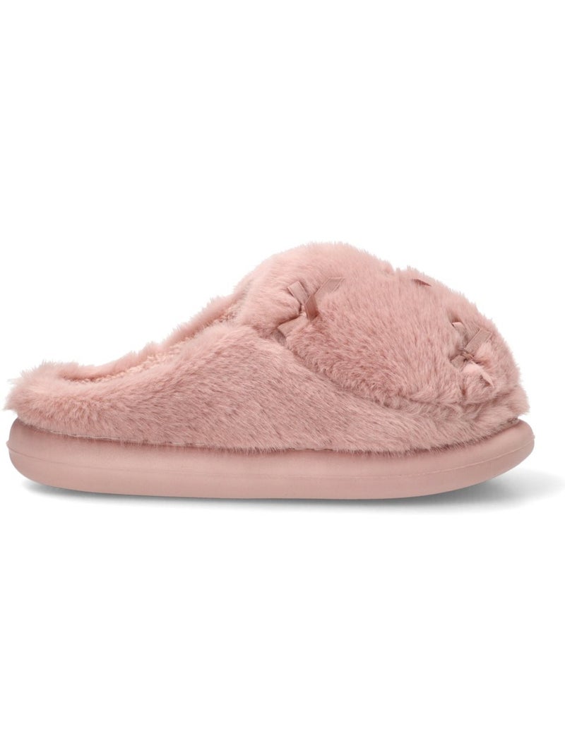 Zapatillas casa casa punta cerrada mujer suela plana - traviata Rosa - Kiabi
