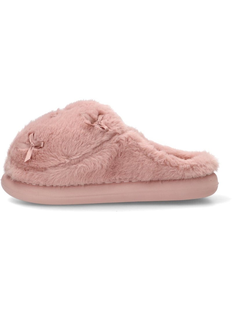 Zapatillas casa casa punta cerrada mujer suela plana - traviata Rosa - Kiabi