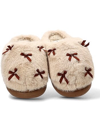 Zapatillas casa casa punta cerrada mujer suela plana - traviata