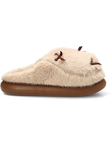 Zapatillas casa casa punta cerrada mujer suela plana - traviata