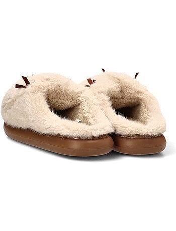 Zapatillas casa casa punta cerrada mujer suela plana - traviata