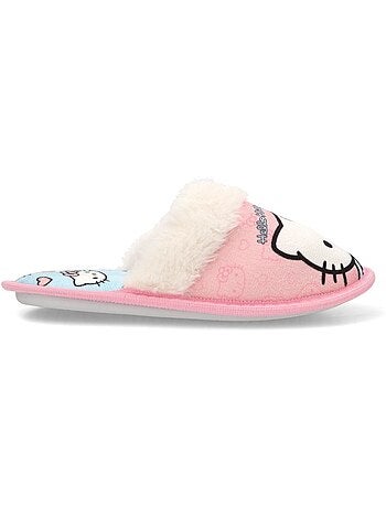 Zapatillas casa casa punta cerrada niña suela plana - luna collection