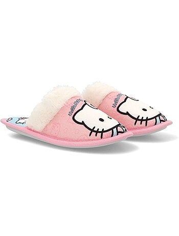 Zapatillas casa casa punta cerrada niña suela plana - luna collection