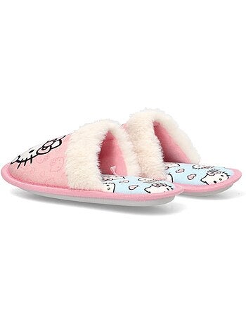 Zapatillas casa casa punta cerrada niña suela plana - luna collection