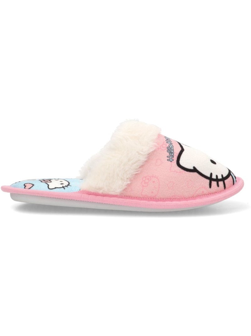 Zapatillas casa casa punta cerrada niña suela plana - luna collection Rosa - Kiabi