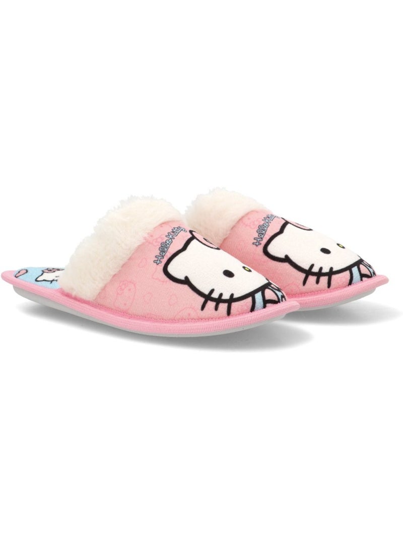 Zapatillas casa casa punta cerrada niña suela plana - luna collection Rosa - Kiabi