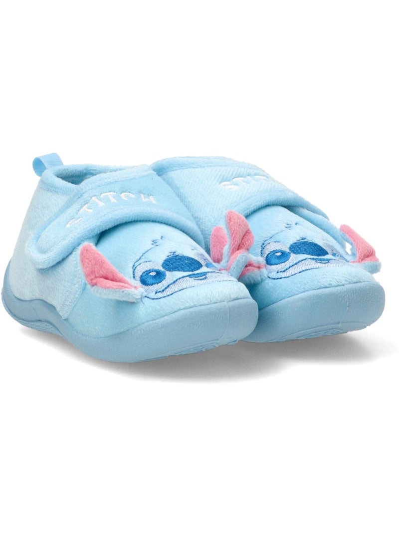 Zapatillas casa casa y zapatilla cerrada niña suela plana - luna collection Azul - Kiabi