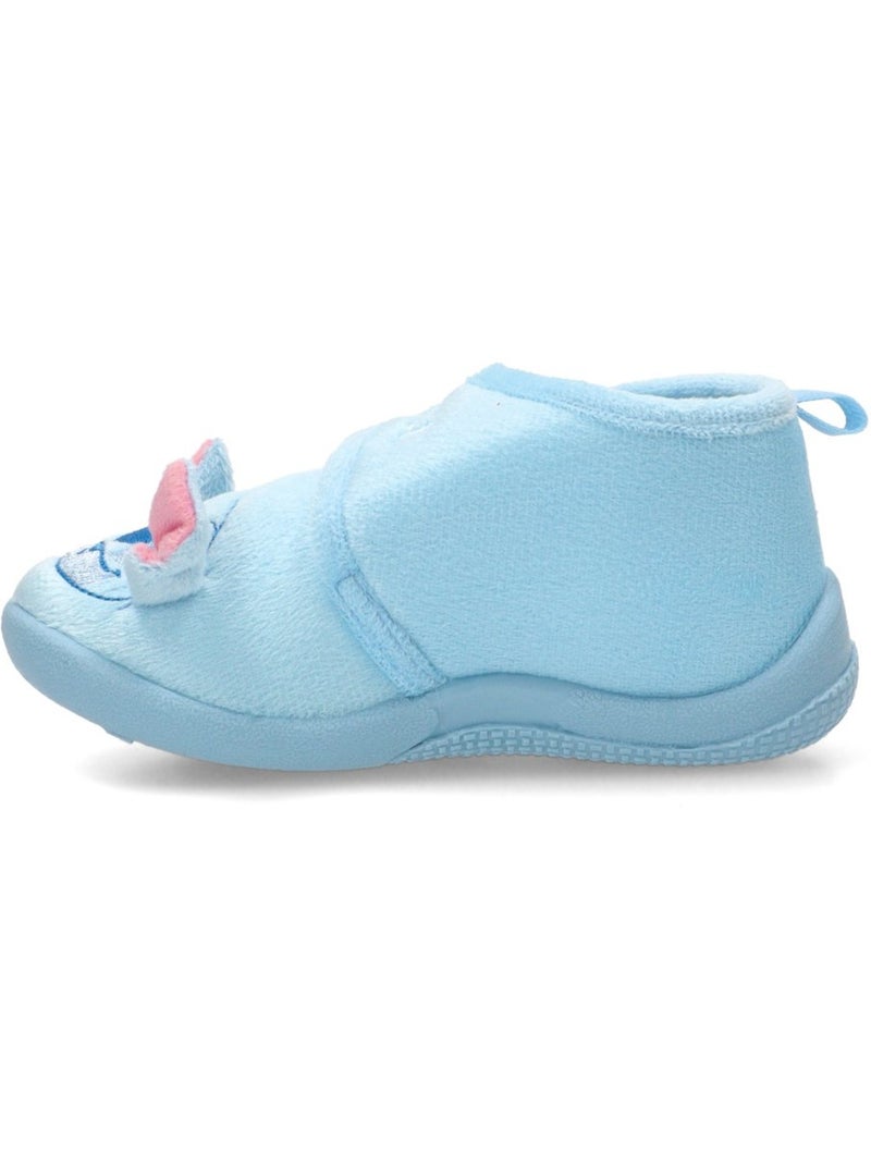 Zapatillas casa casa y zapatilla cerrada niña suela plana - luna collection Azul - Kiabi