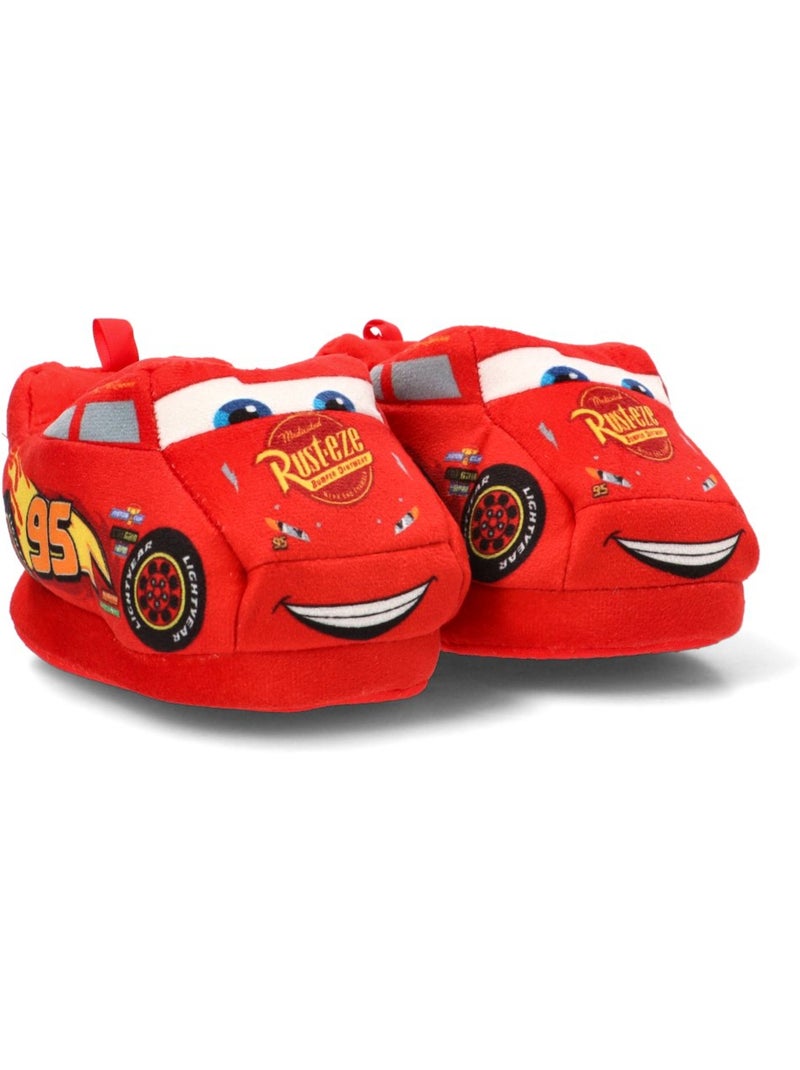 Zapatillas casa casa y zapatilla cerrada niño suela plana - luna collection Rojo - Kiabi