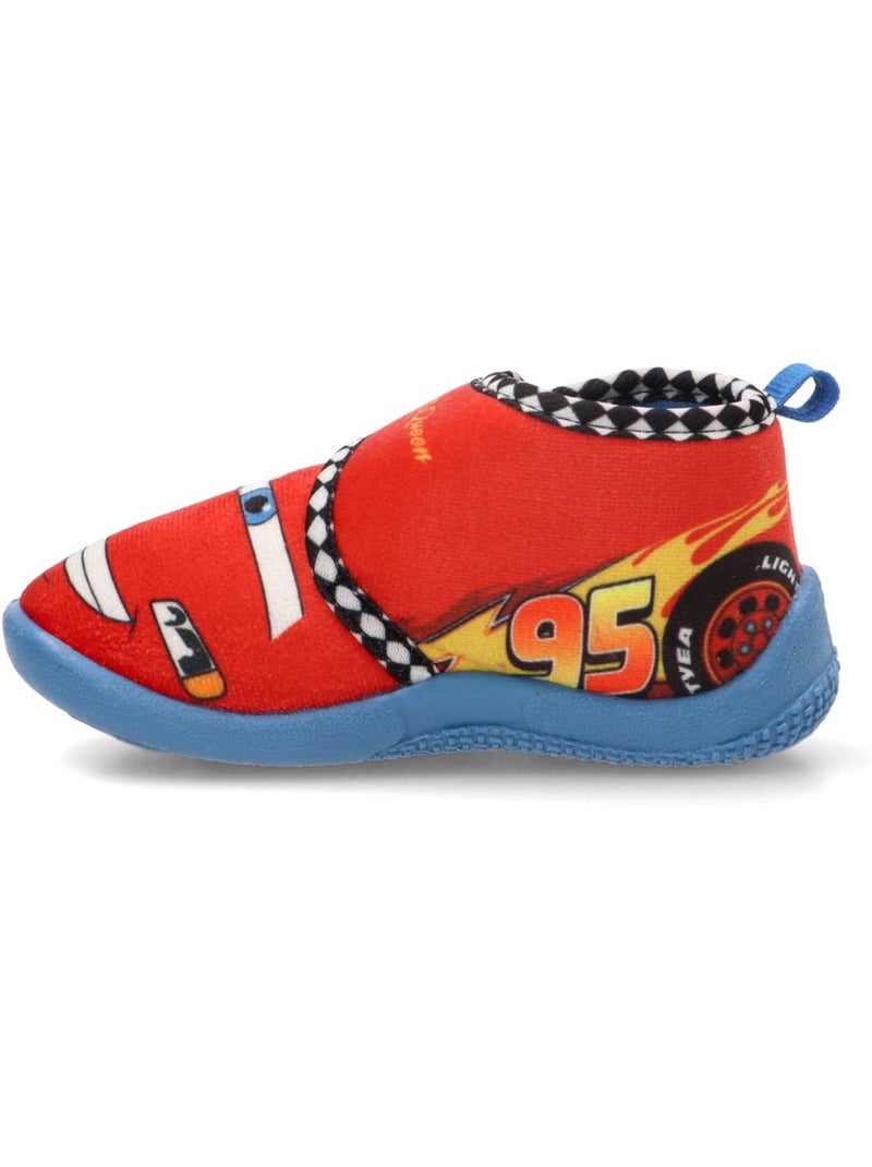 Zapatillas casa casa y zapatilla cerrada niño suela plana - luna collection Rojo - Kiabi