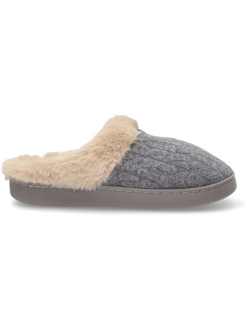 Zapatillas Casa Diario Mujer Suela Plana - Jomix Gris - Kiabi
