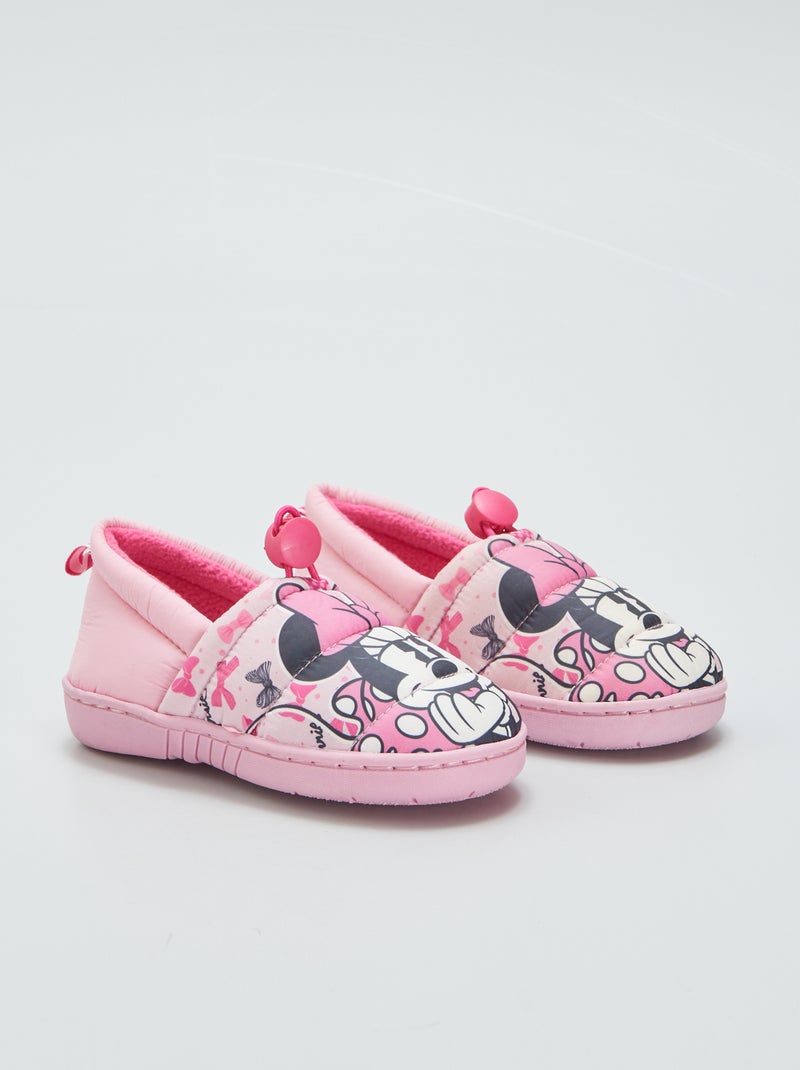 Zapatillas cerradas acolchadas 'Minnie' Rosa - Kiabi