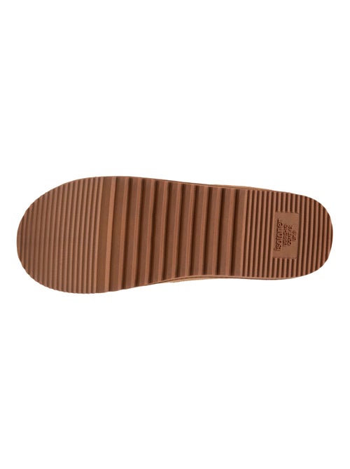 Zapatillas cerradas ante, cálido, cómodo hombre Isotoner - Kiabi Zapatillas cerradas ante, cálido, cómodo hombre Isotoner - Kiabi
