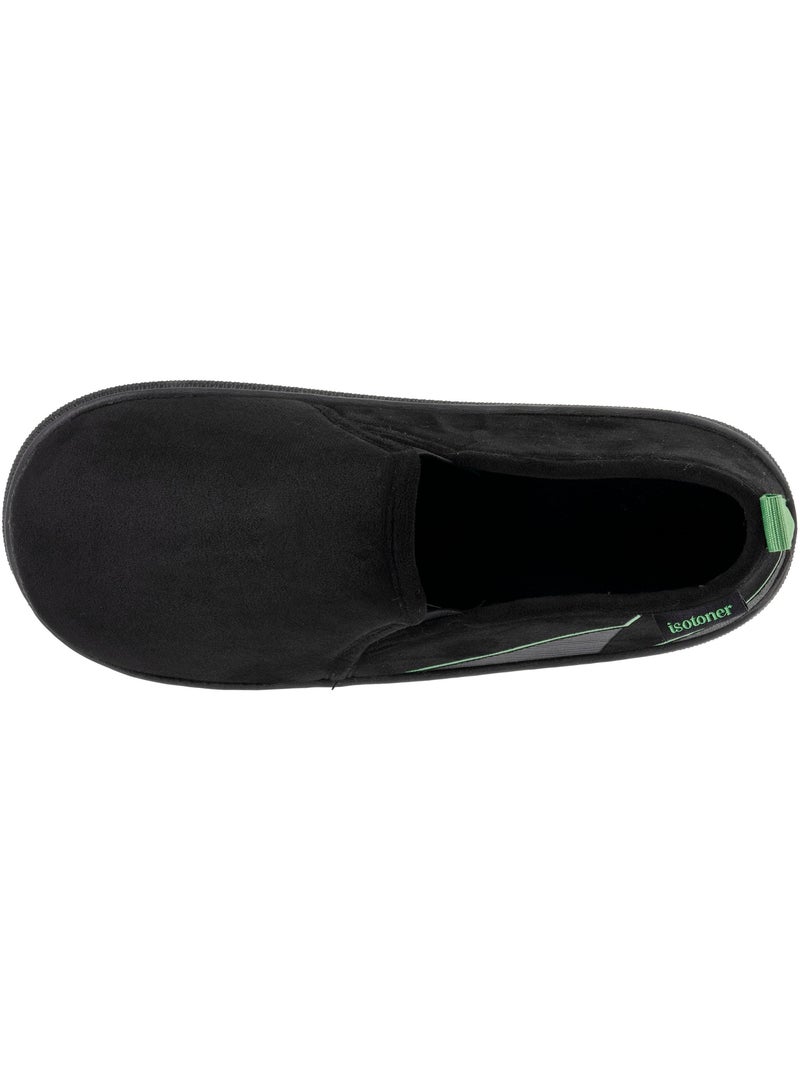 Zapatillas cerradas ante, suela bloup XTRA comfort, buena hombre Isotoner Negro - Kiabi