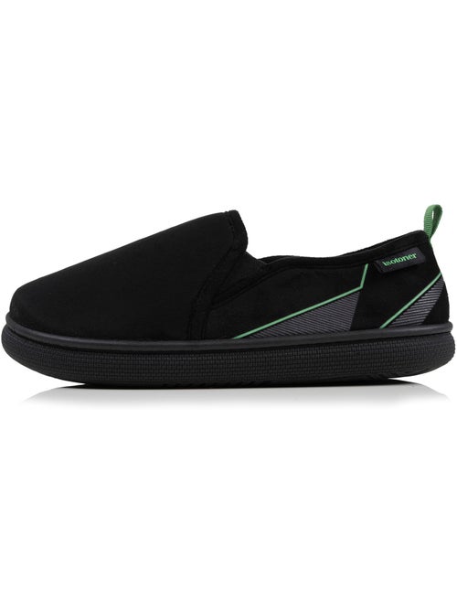 Zapatillas cerradas ante, suela bloup XTRA comfort, buena hombre Isotoner - Kiabi